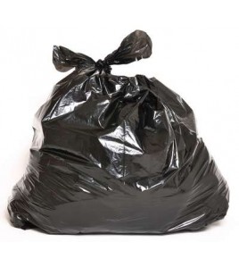 30 x 38 Strong Black Garbage Bags 200 Bags Per Case