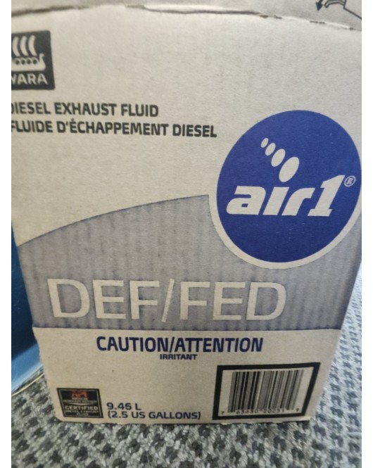 DEF Diesel exhaust fluid 9.45 L bottle DEF Diesel exhaust fluid 9.45 L bottle