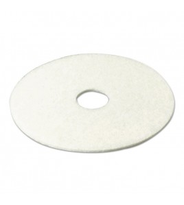 3M™ 19" Polishing Pad, White, 5 Per Case