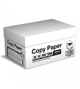 8.5"X11" COPY PAPER 92BR - 5000/CS
