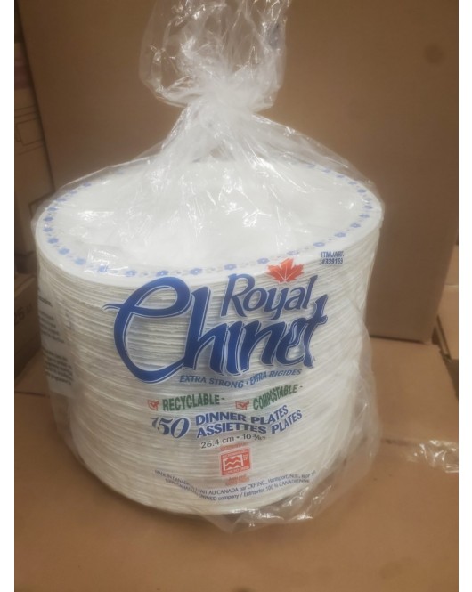 10 3/8" Royal Chinet - Luncheon Paper Plate 125 Per Pkg 10 3/8" Royal Chinet - Luncheon Paper Plate 125 Per Pkg
