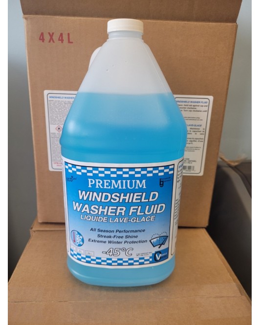 Premium Windshield washer fluid 4 liter bottle -45 Premium Windshield washer fluid 4 liter bottle -45